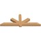 Ekena Millwork Kennewick Timber Gable Bracket, Western Red Cedar, 84"W x 31"H x 5 1/2"D x 5 1/2"F, 9/12 Pitch GBW084X31X0606KEN00SWR - alternate 5